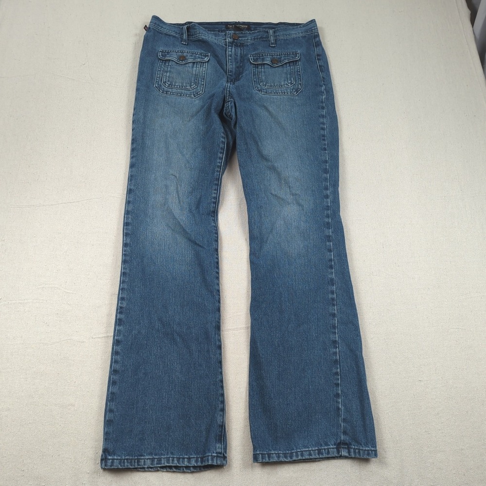Polo Jeans Co Womens 12 Blue Boot Cut Western Cowgirl